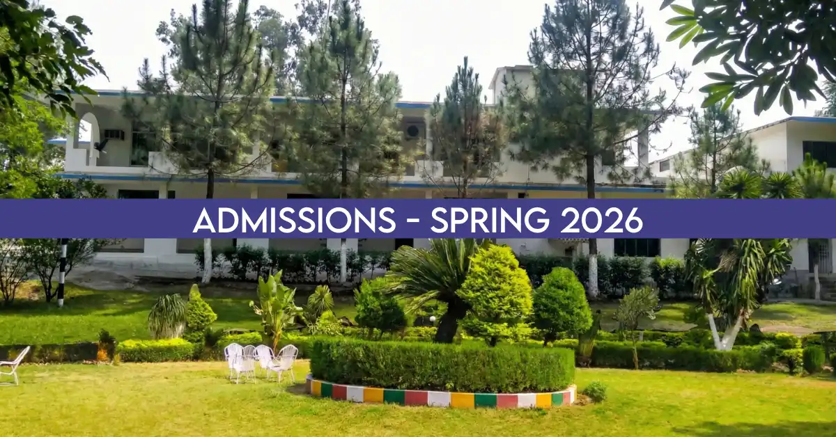 Admissions Are Open For Fall 2026